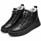 Mens Winter High Top Snow Boots Thickened Thick Sole Warm Shoes