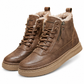 Mens Winter High Top Snow Boots Thickened Thick Sole Warm Shoes