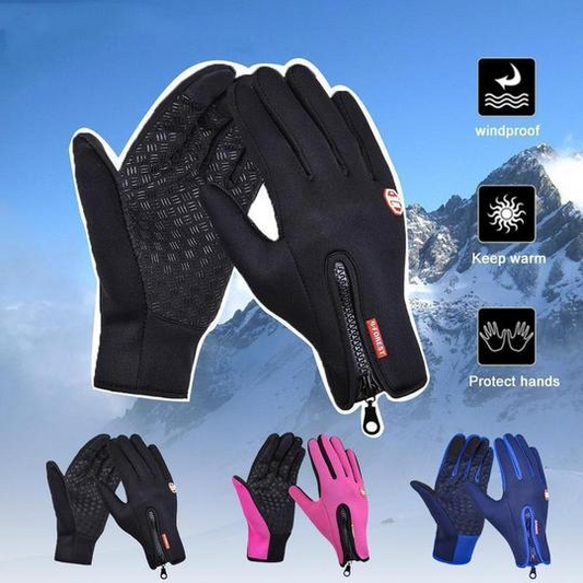 Cálidos guantes térmicos para ciclismo, carrera y conducción.