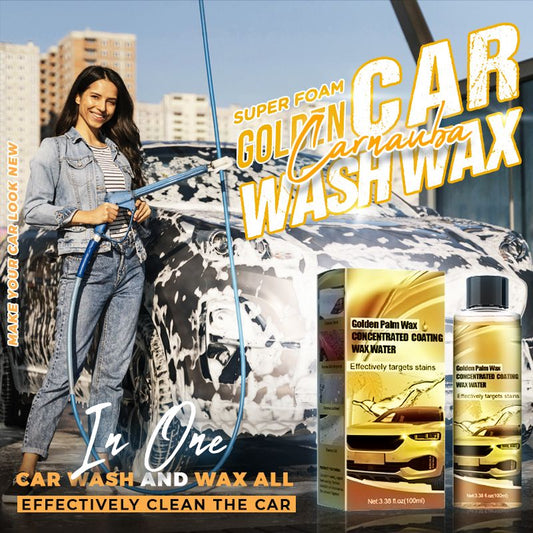 Cera de lavado de autos Golden Carnauba