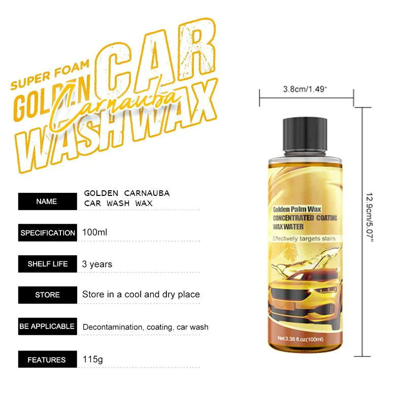 Cera de lavado de autos Golden Carnauba-7