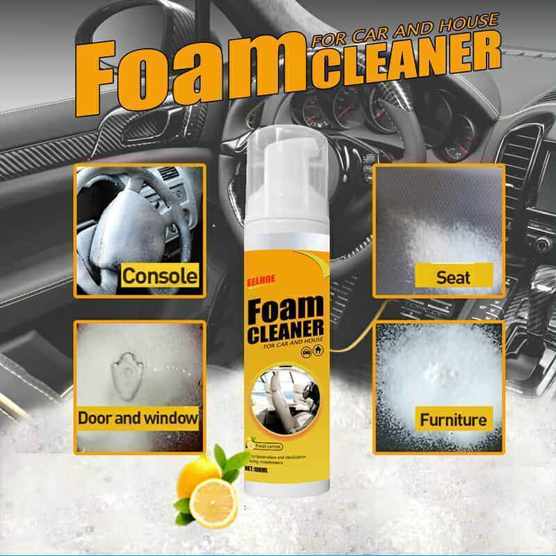 Espuma limpiadora para el hogar Spray limpiador multiusos para interiores de coches o electrodomésticos-2